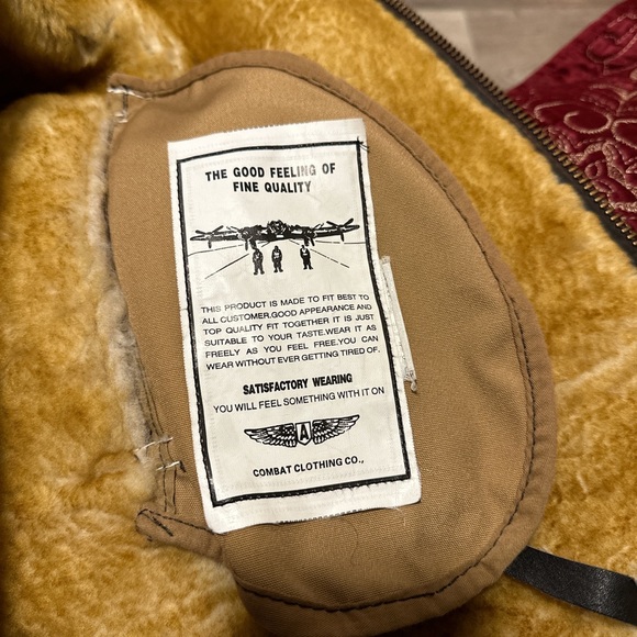 Vintage 80s US Air Force Jacket - Authentic Leather and Fur - Picture 5 of 5